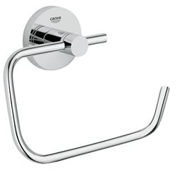 Essentials Toilet Paper Holder Without Cover In Chrome