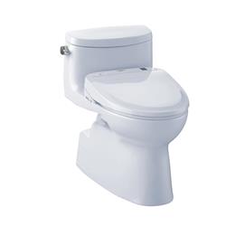 Mw644584cefg01 Carolina Ii Connect Plus 1.28 Gpf Elongated Toilet With Washlet S350e Bidet Seat And Cefiontect In Cotton White