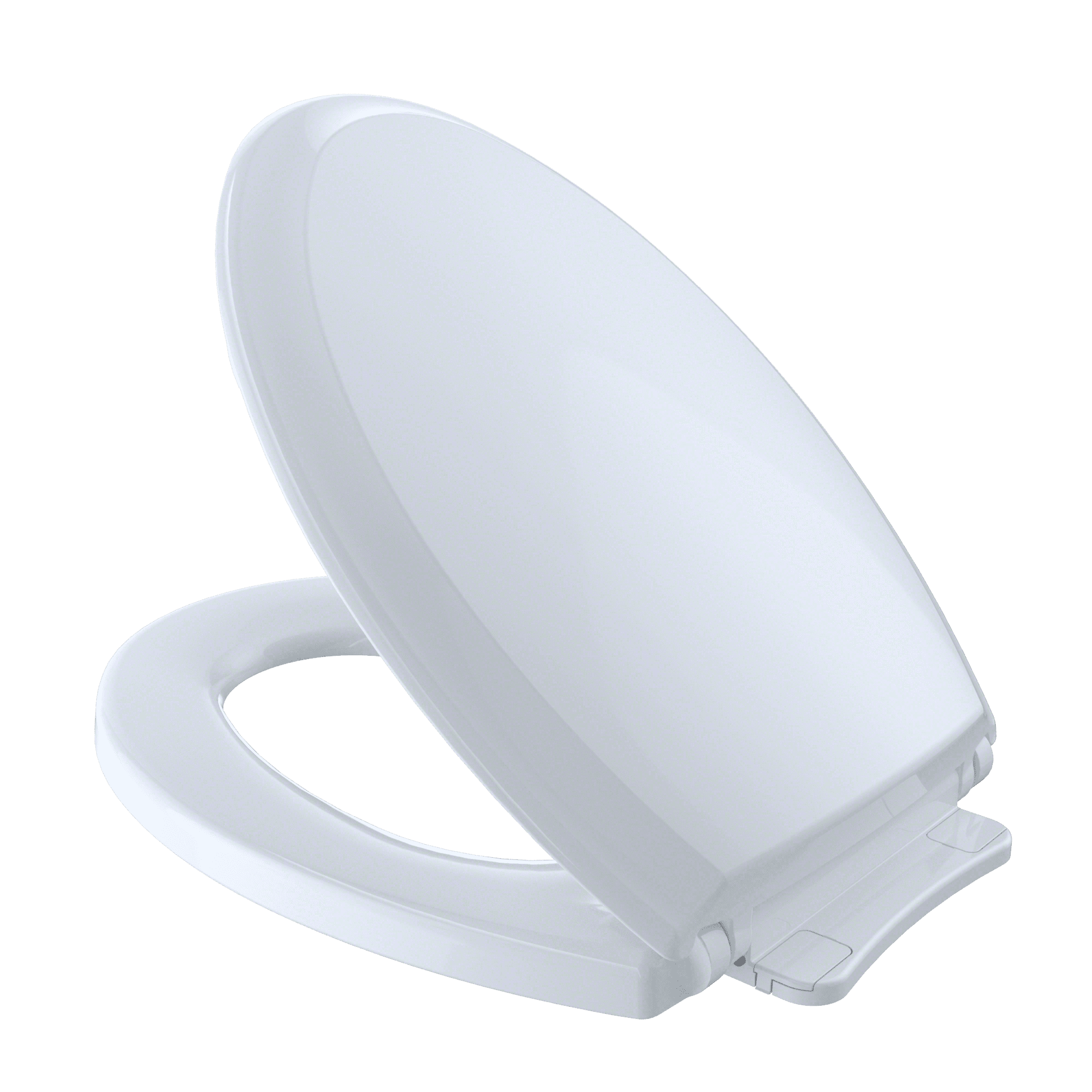 Ss22401 Guinevere Softclose Elongated Closed Front Toilet Seat In Cotton White