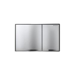 115.640.gh.1 Act- Plt, Dual Sigma60 Flush Plate - Brushed Chrome