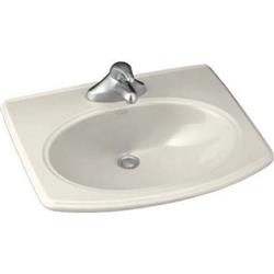 K2085896 Pinoir Biscuit Self-rimming Bathroom Sink