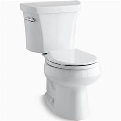 K39970 Wellworth Round Front 1.28 Gpf Toilet, White