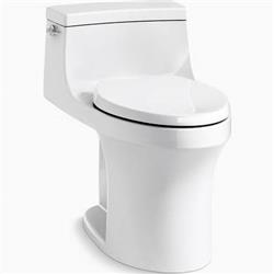 San Souci Comfort Height Elongated Toilet With Aquapiston Flushing Technology, White