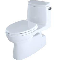 Carlyle Li Elongated Universal Height Skirted Toilet With Right-hand Lever & Cefiontect, Cotton White