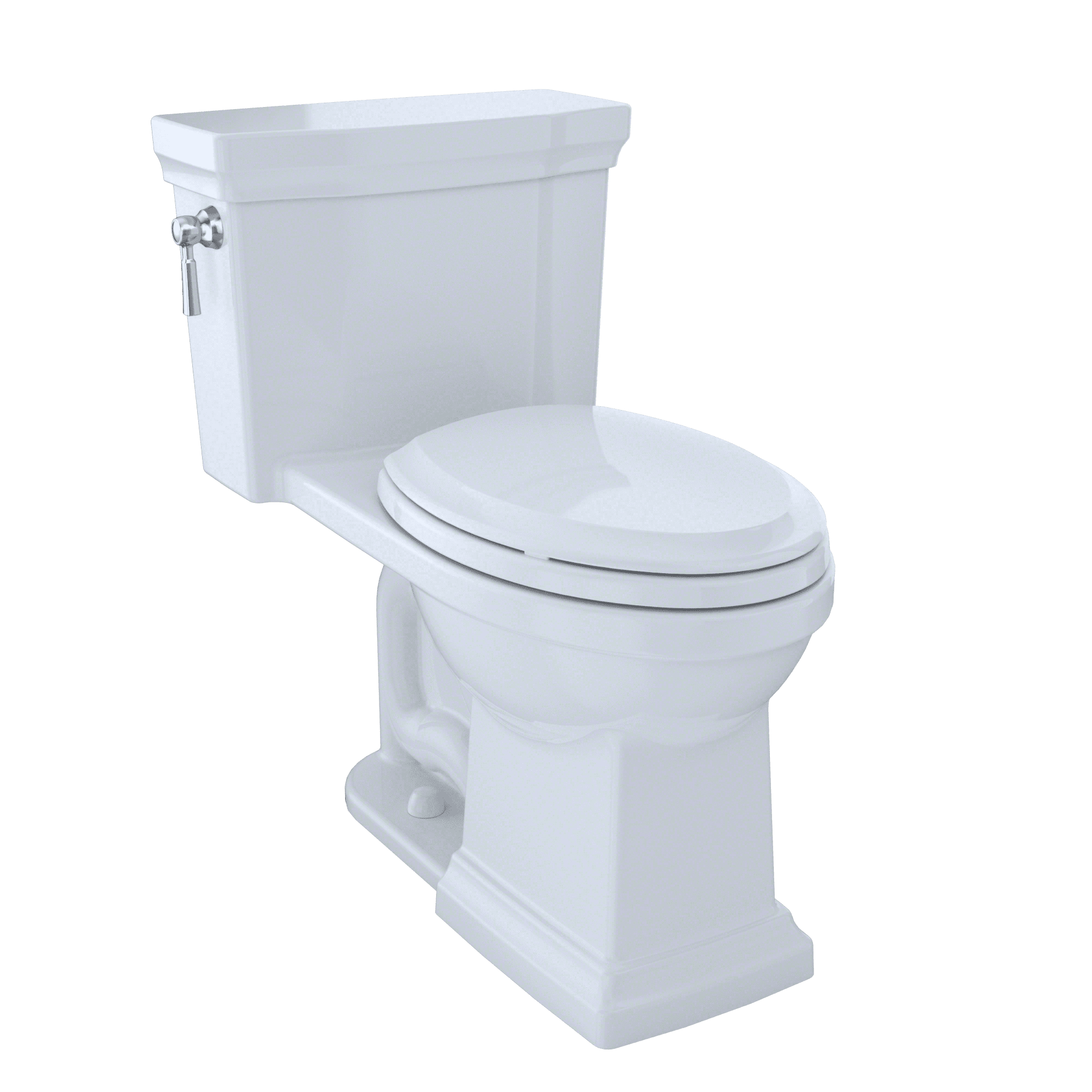 Promenade LI Elongated Universal Height Toilet with Cefiontect White