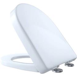 Ss11701 Softclose D-shape Front Toilet Seat, Cotton White