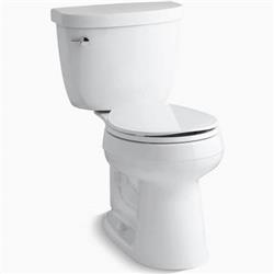 K38880 1.6 Gal Cimarron Comfort Height Round-front Toilet, White