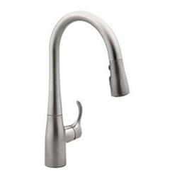 K597vs 1.8 Gpm Vibrant Stainless Steel 1-hole 1-handle Kitchen Faucet