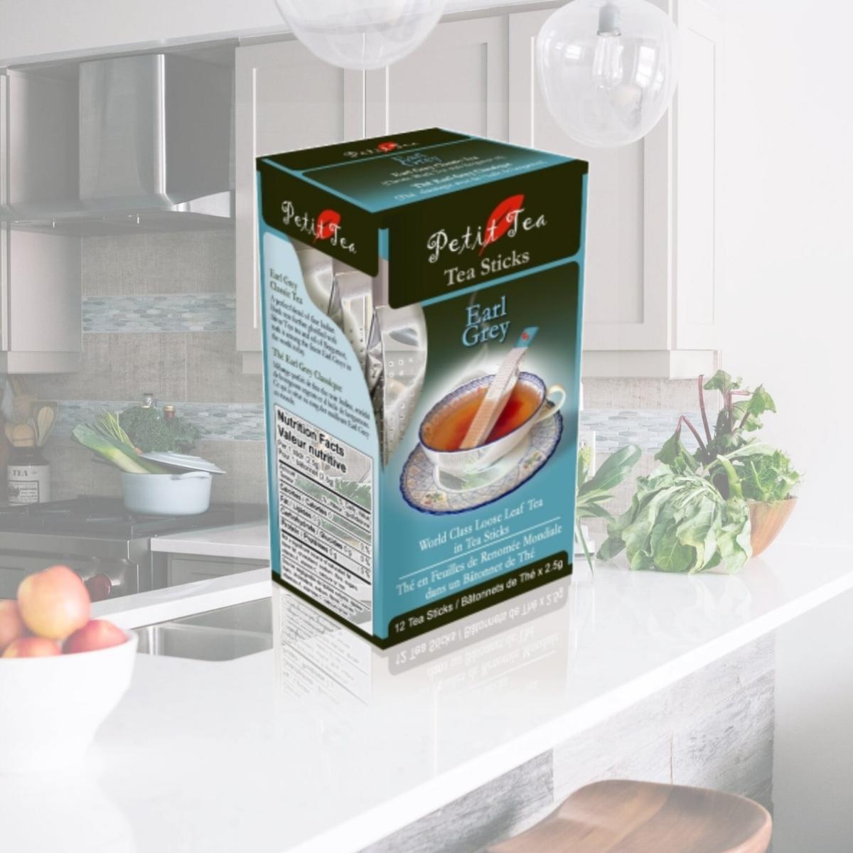 Picture of Petit Tea 262 Earl Grey tea in Tea Sticks  12 Count Box