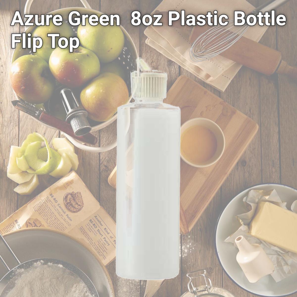 Picture of Azure Green L8PF 8oz Plastic Bottle Flip Top