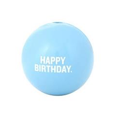 Oh00700 Planet Dog Orbee Tuff Happy Birthday Ball, Blue