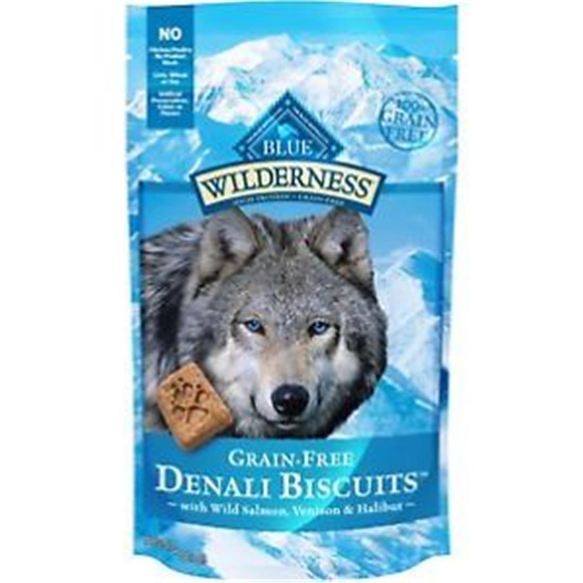 Bb11743 Wilderness Denali Biscuits With Wild Salmon, Venison & Halibut Grain-free Dog Food Treats, 8 Oz