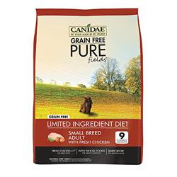 Cd01805 Grain Free Pure Fields Small Breed Adult Dog Dry Formula With Fresh Chicken Food, 12 Lbs