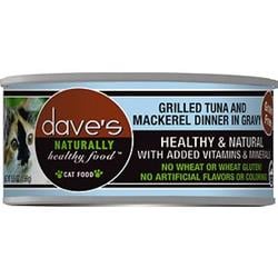 Dp11289 Naturally Healthy Grain-free Grilled Tuna & Mackerel Dinner In Gravy Canned Cat Food, 5.5 Oz - Case Of 24