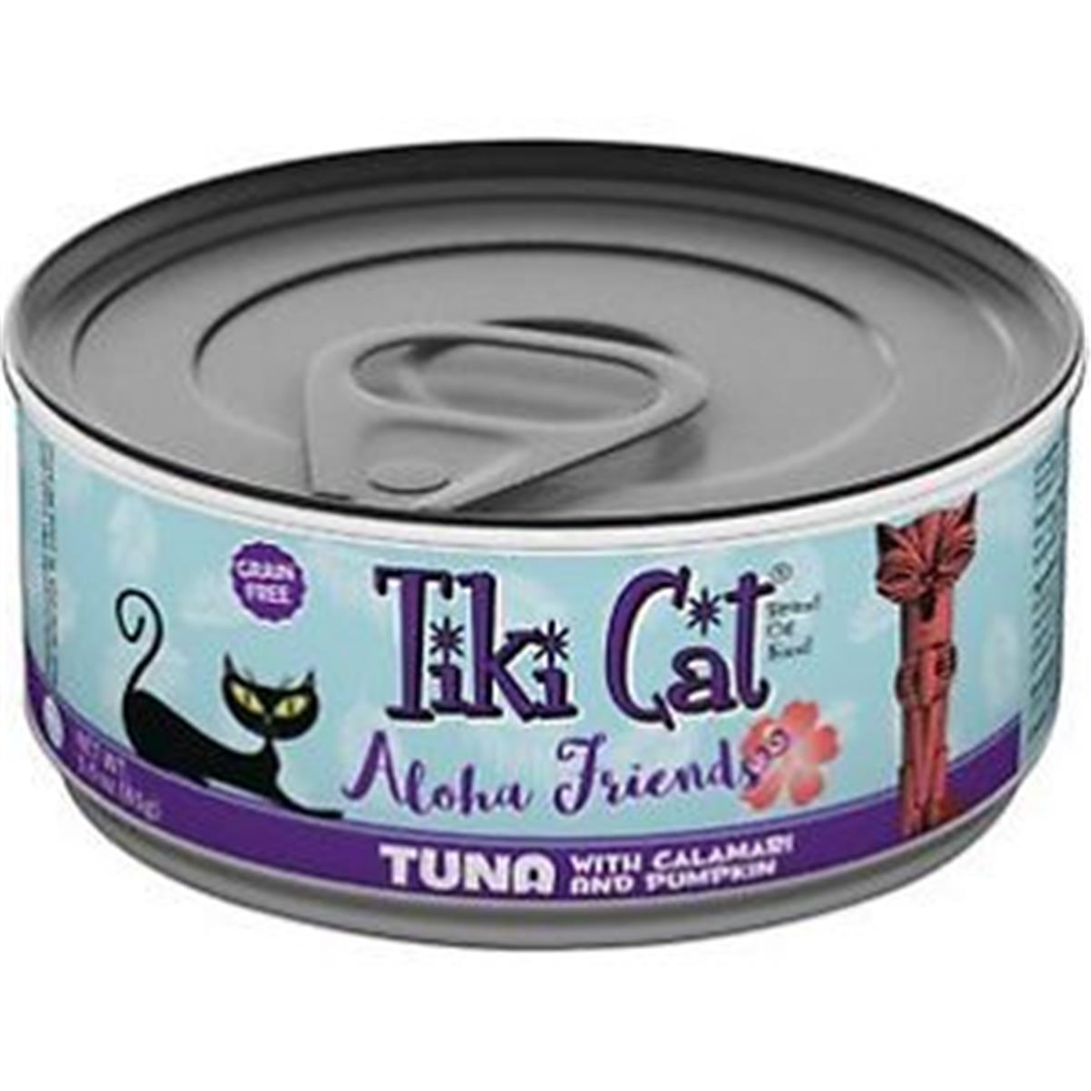 Tk40009 Cat Tuna With Calamari & Pumpkin Grain-free Wet Cat Food, 3 Oz Can - Case Of 12