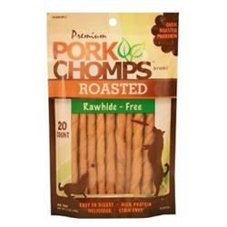 Scott Pet Products Tt98213 Premium Pork Skin Twists Roasted Food, 20 Count