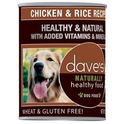 Daves Naturally Healthy Dp11144 Naturally Healthy Chicken & Rice Can Dog, 12 - 13 Oz.