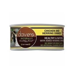 Davespet Food Dp11283 5.5 Oz Natural Healthy Chicken & Herring Cat Food