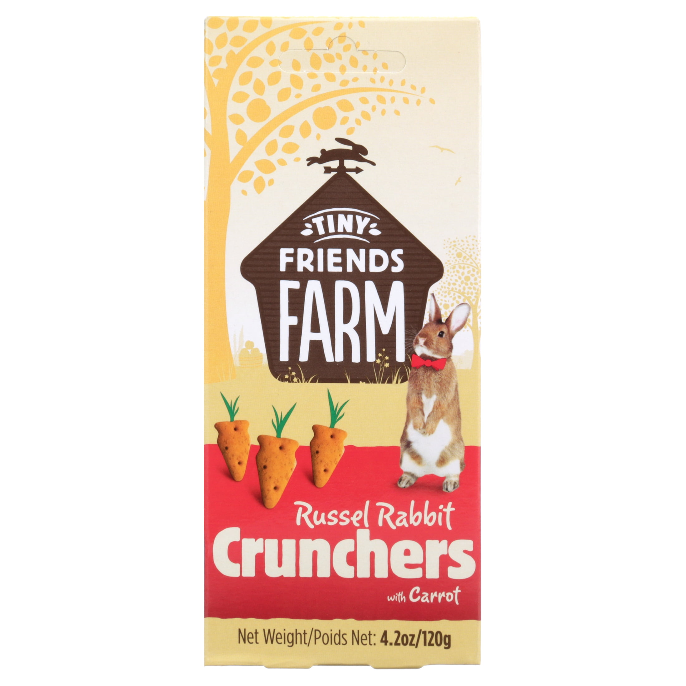 Su20545 Premium Crunchers Carrot Healthy Baked Bites For Rabbits - 4.2 Oz