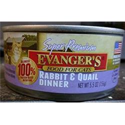 Eg21085 Evangers Super Premium Rabbit & Quail Cat Food