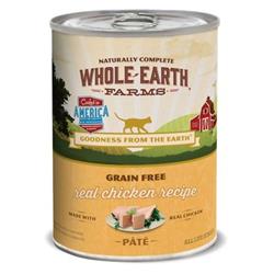 UPC 022808861621 product image for Merrick Pet Food WE86162 Whole Earth Farms Cat Grain Free Chicken - 12.7 oz - Ca | upcitemdb.com