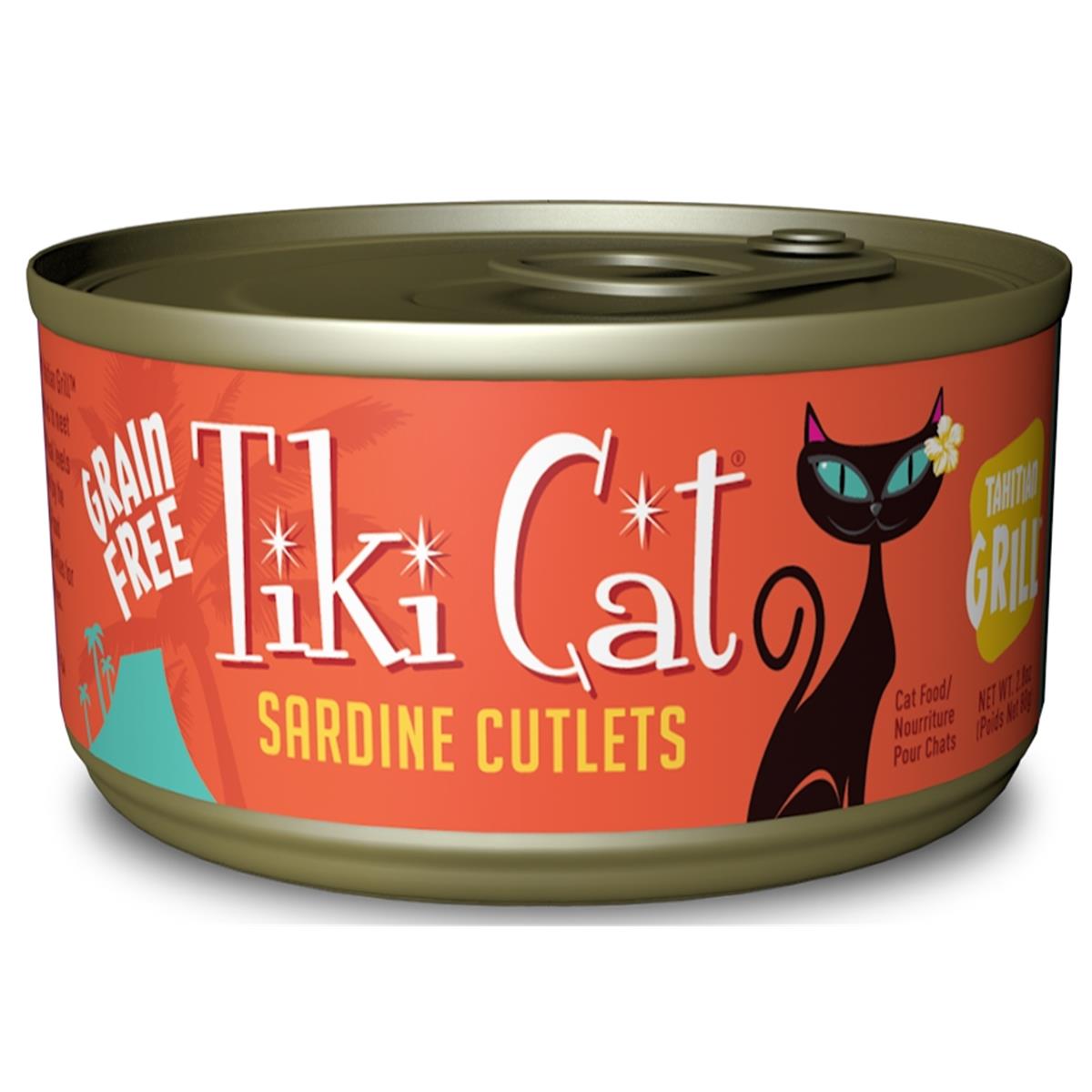 Tk10750 Tahitian Grill Grain Free Sardine Cutlets Canned Cat Food - 6 Oz - Case Of 8