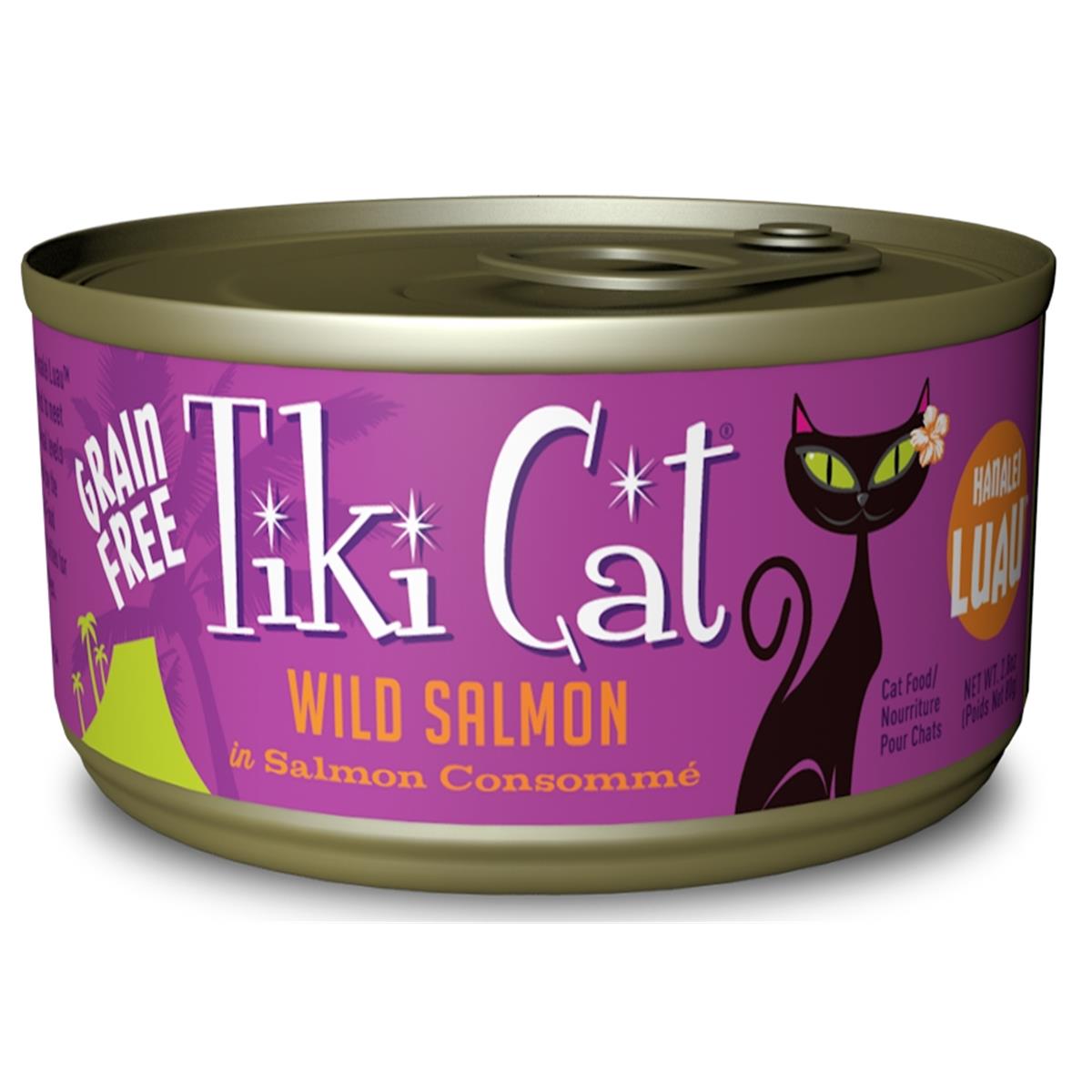 Tk10780 Hanalei Luau Grain Free Wild Salmon In Salmon Consomme Canned Cat Food - 2.8 Oz - Case Of 12