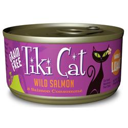 Tk10788 Tiki Cat Hanalei Luau Grain-free Wild Salmon Wet Cat Food - 6 Oz - Case Of 8