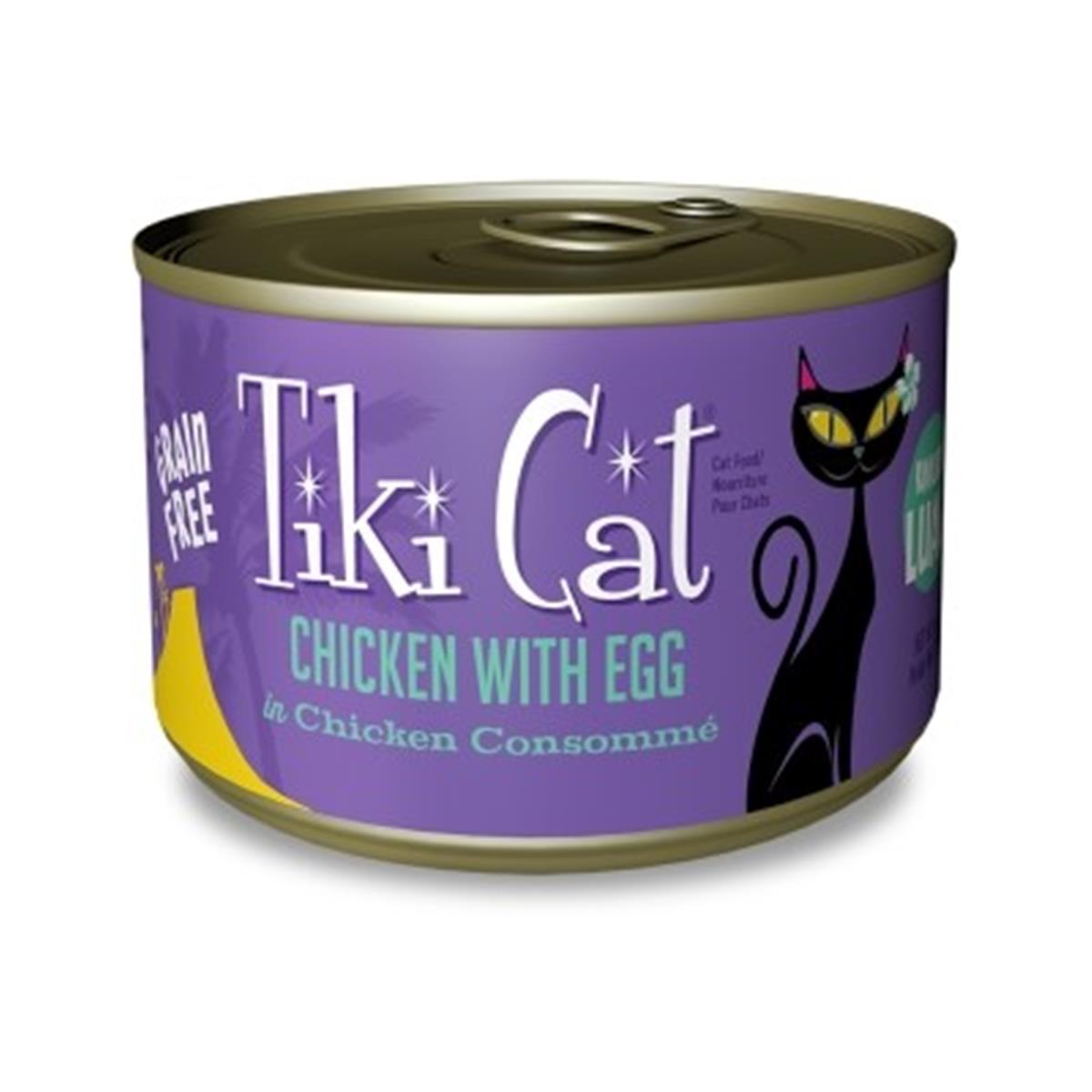 Tk10790 Tiki Cat Koolina Luau Grain-free Chicken With Egg Wet Cat Food - 6 Oz - Case Of 8