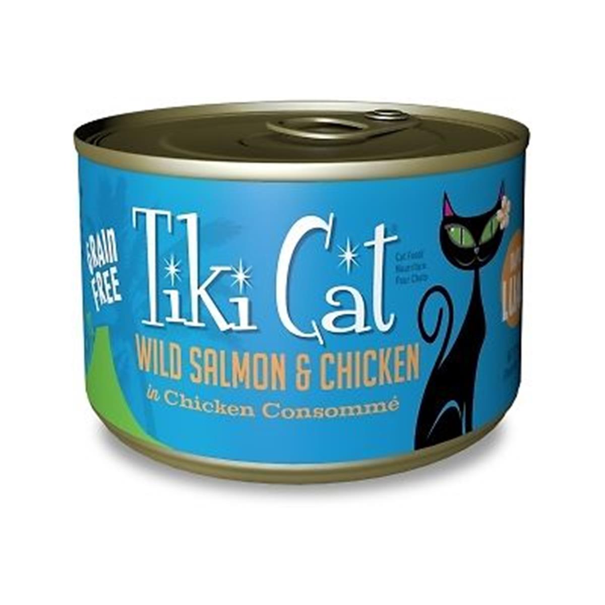 Tk10792 Tiki Cat Grain Free Napili Luau Salmon Chicken Cat Food - 6 Oz - Case Of 8