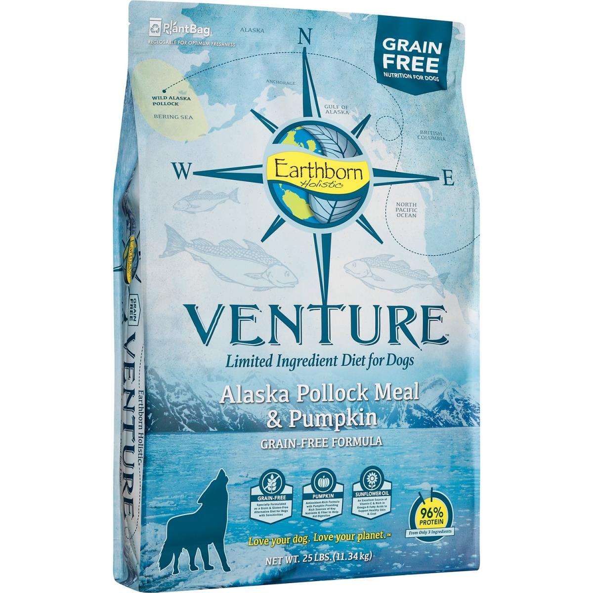 Pf57000 Venture Alaska Pollock Meal & Pumpkin Grain-free Dry Dog Food - 25 Lbs