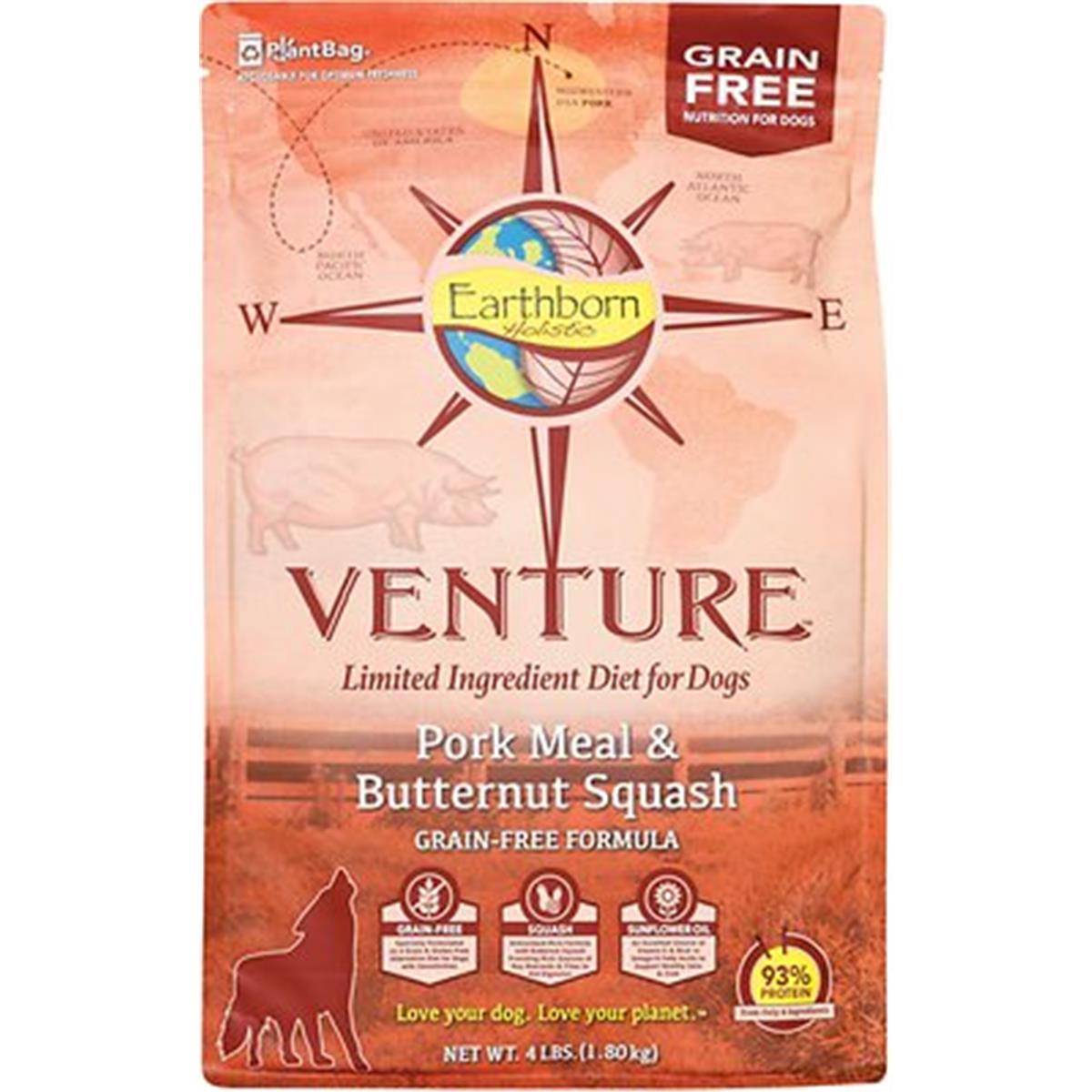 Pf57022 Venture Pork Meal & Butternut Squash Grain-free Dry Dog Food - 4 Lbs