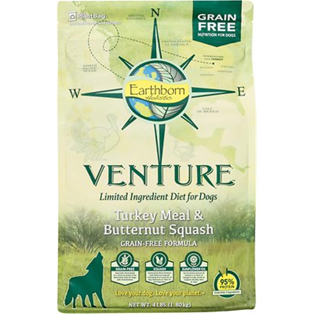 Pf57032 Venture Turkey Meal & Butternut Squash Grain-free Dry Dog Food - 4 Lbs