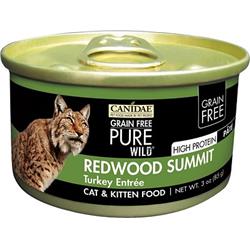 Canidae Cd10158 3 Oz Grain-free Pure Wild Redwood Summit With Turkey Canned Cat Food