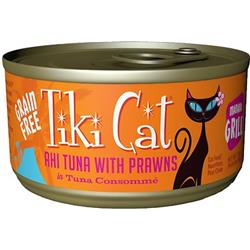Tk10791 6 Oz Manana Grill Ahi Tuna With Prawns In Tuna Consomme Grain-free Canned Cat Food - Pack Of 8