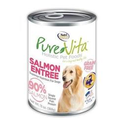 Tu96104 13 Oz Purevita Grain-free Salmon Canned Dog Food - Case Of 12
