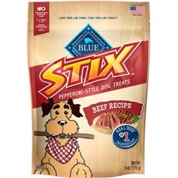 Bb12299 6 Oz Stix Beef & Potato Recipe Pepperoni-style Dog Treats