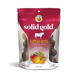 UPC 093766513020 product image for Solid Gold SG51302 2 oz Superfoods Chewy Dog Treats with Beef Mango & Tumeric Re | upcitemdb.com