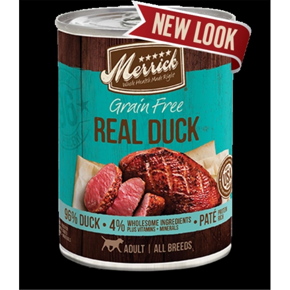 UPC 022808002123 product image for MP00212 12.7 oz Grain Free Real Duck Can - Case of 12 | upcitemdb.com