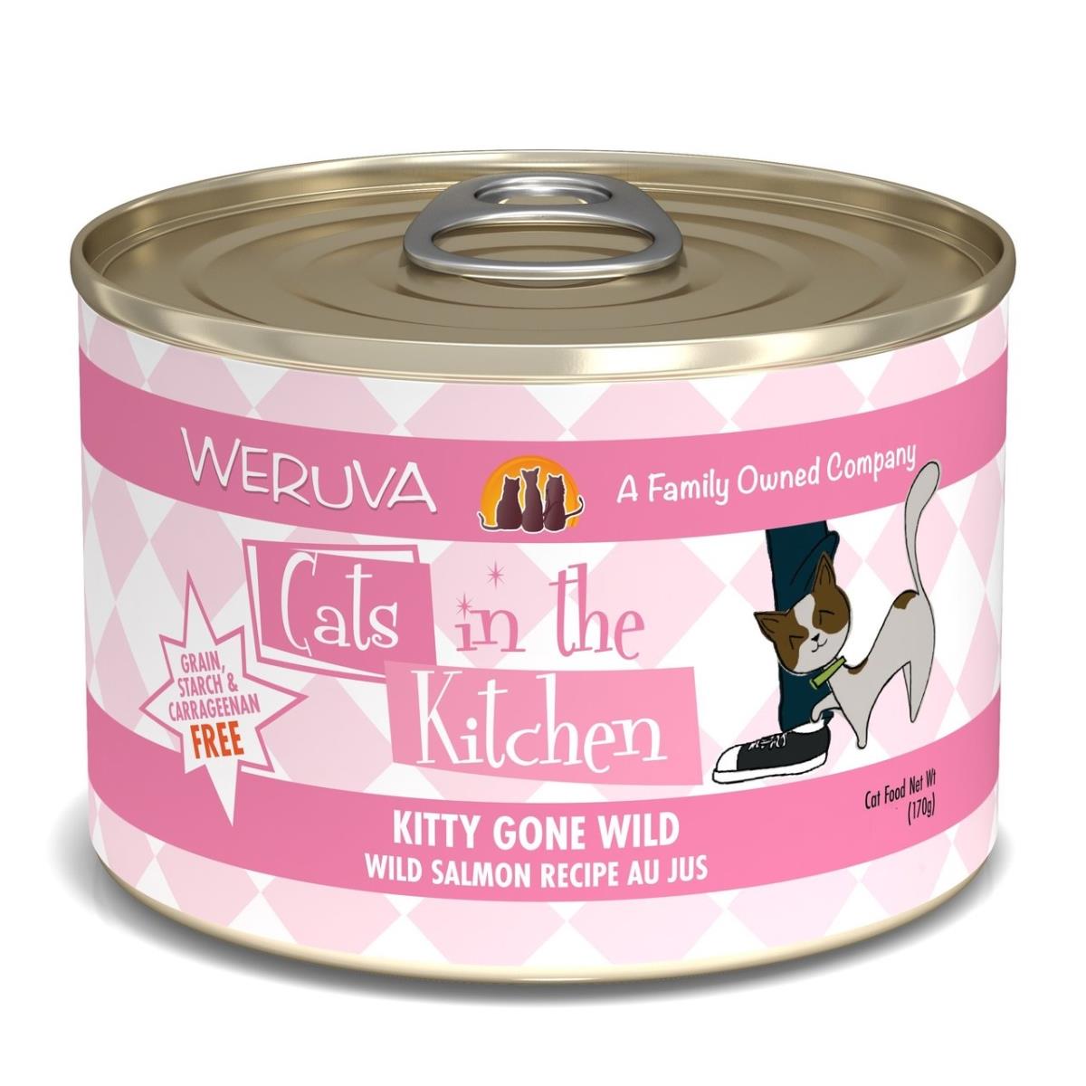 Wu00167 10 Oz The Kitchen Kitty Gone Wild Cat Food - Case Of 12