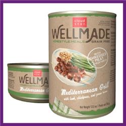 Wd13011 12.5 Oz Wellmade Grain Free Homestyle Mediterranean Grill & Lamb - Case Of 12