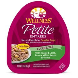 Om09087 3 Oz Wellness Petite Entrees Casserole Grain Free Natural Roasted Lamb Recipe Wet Dog Food - Case Of 12