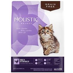 Wp39225 11.5 Lbs Holistic Select Adult & Kitten Health Chicken Meal Recipe Dry Cat Food