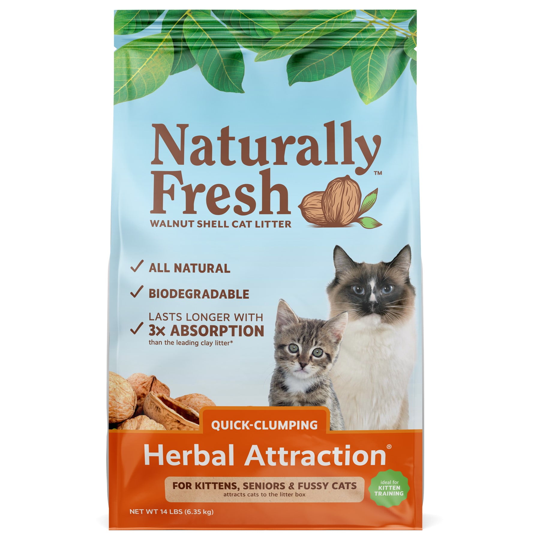 Es22006 14 Lbs Naturally Fresh Herbal Attraction Clumping Cat Litter