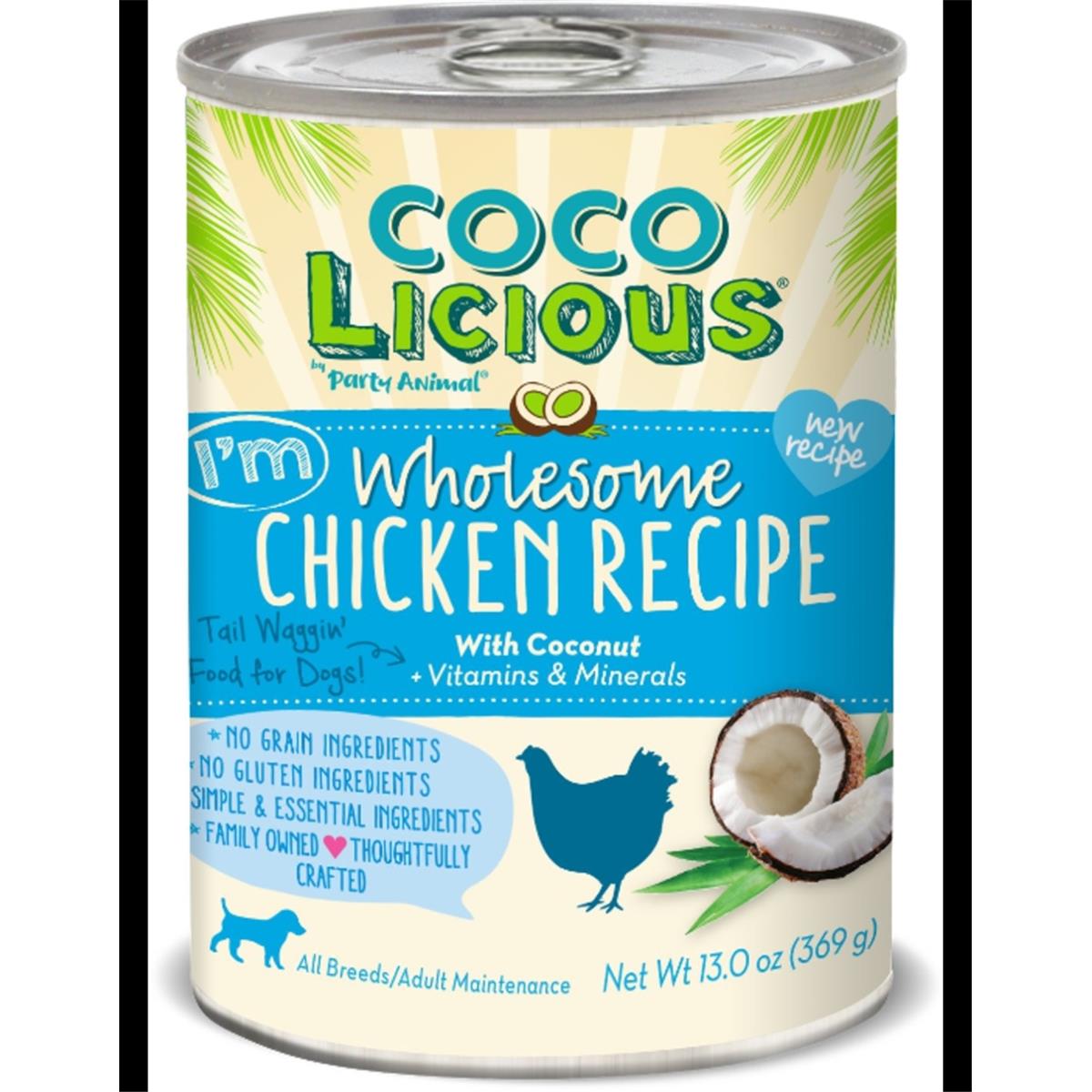 Party Animal Pa00192 13 Oz Cocolicious Chicken Recipe Grain-free Canned Dog Food