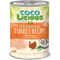 Party Animal Pa00196 13 Oz Cocolicious Turkey Recipe Grain-free Canned Dog Food