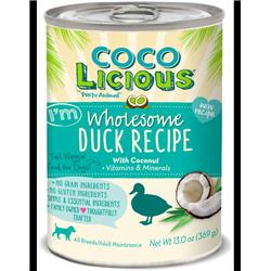 Party Animal Pa00198 13 Oz Cocolicious Duck Recipe Grain-free Canned Dog Food