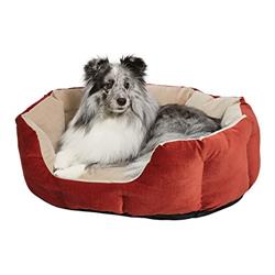 Mw02406 Tulip Russet Bolster Dog Bed - Small