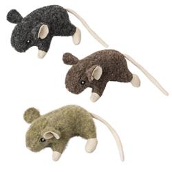 Ep52084 3.5 In. Wool Mouse Catnip - Assorted