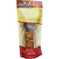 Scott Pet Products Tt98763 8 Oz Bag Grillerz Flavor Fusionz Beef Bone With Ham Skin Dog Treat - Large